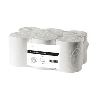 Poetsrol midi cellulose coreless 1 laags | 6 x 300 meter