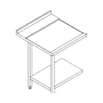 Rhima standaard tafel t.b.v. Rhima doorschuifvaatwasmachine - links