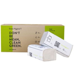 Handdoekjes Z-vouw 100% recycled 1laags -  20 x 250 vellen