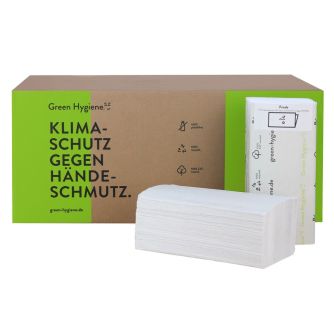 Handdoekjes Z-vouw 100% recycled 2laags | 20 x 200 vellen