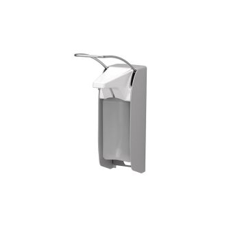 MediQo-line Zeep- & desinfectiemiddeldispenser 500 ml LB aluminium - ingo-man plus versie