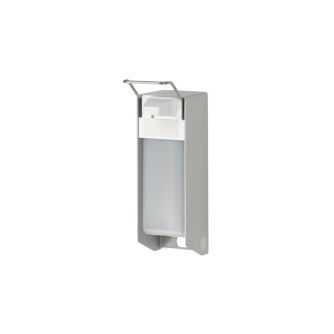 MediQo-line Zeep- & desinfectiemiddeldispenser 1000ml KB aluminium - ingo-man versie